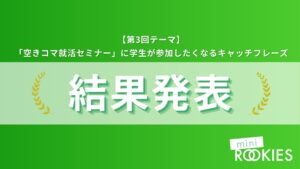 【結果発表】第3回 mini Rookies